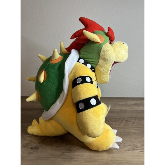 Build a Bear Super Mario Bowser Plush 15"‎ Tall CC 2021 Pre-Owned Excellent - Picture 10 of 12